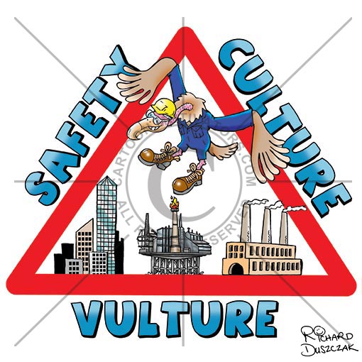 Safety Cartoon Mascot Safety Culture Vulture Safety Cartoon